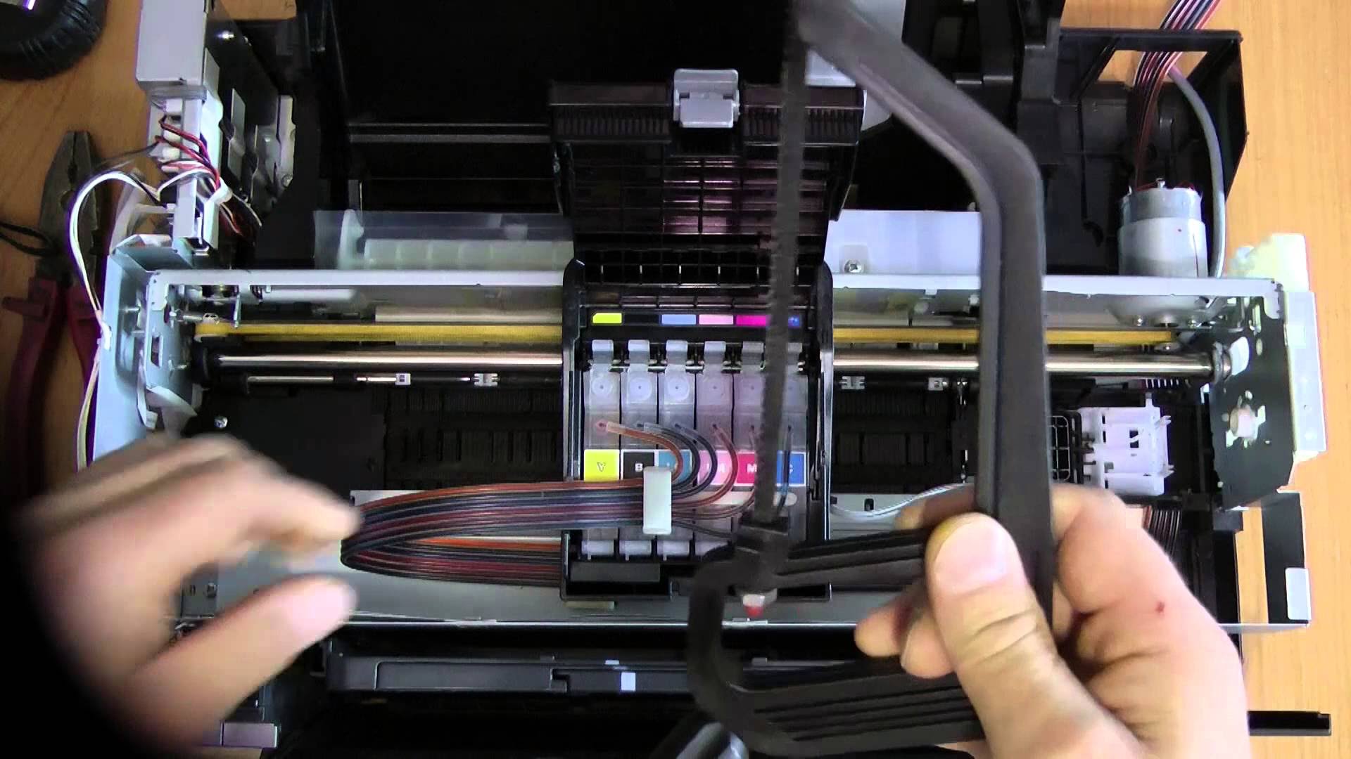 Начало ремонта принтера